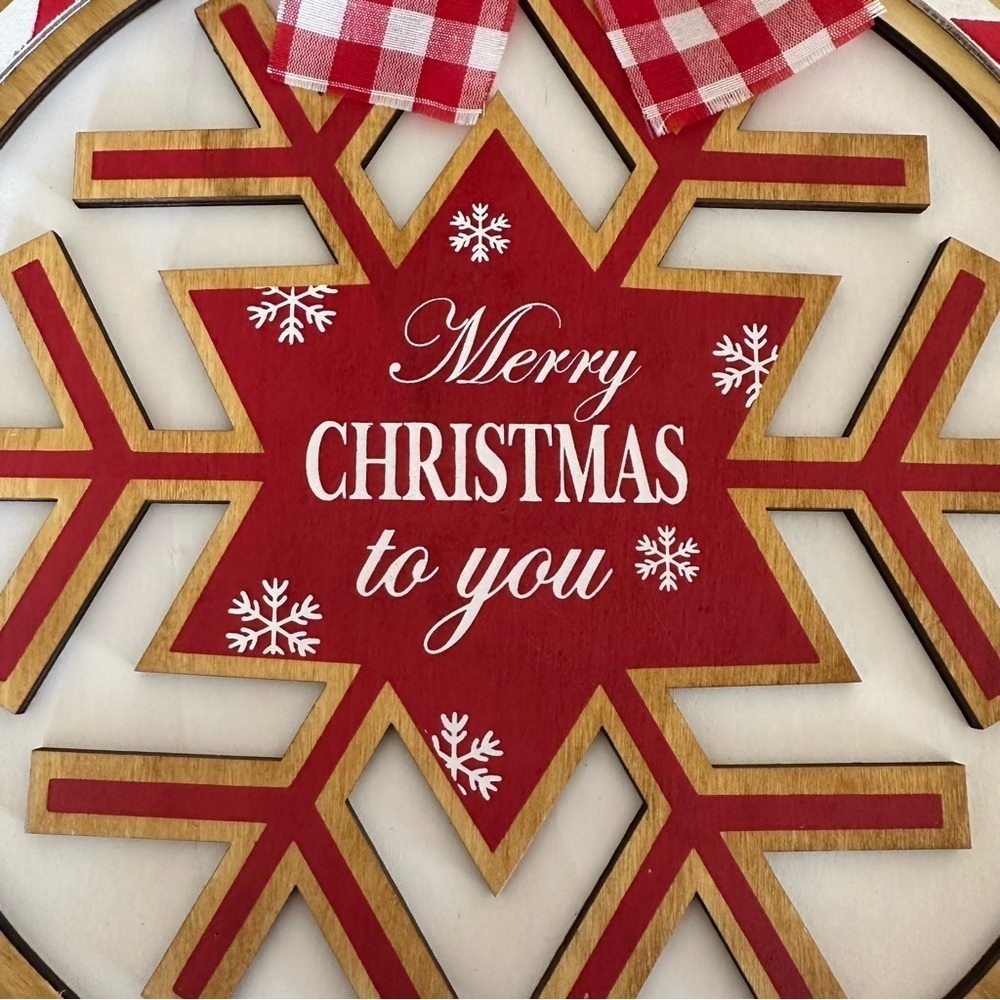 MERRY CHRISTMAS TO YOU Ornament Sign - Picture 2 of 4